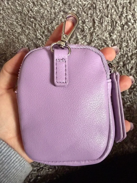 Juicy Couture Lavender Mini Pouch/Bag Charm/Keys/Airpods Holder - Picture 3 of 6